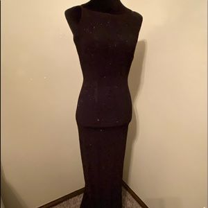 Black glittery Formal Dress